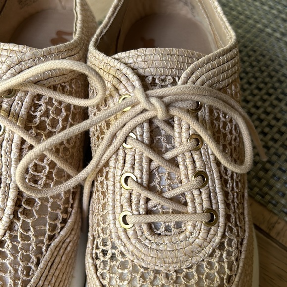 LIK NEW! Sam Edelman Delma Raffia Sneakers - Picture 7 of 11